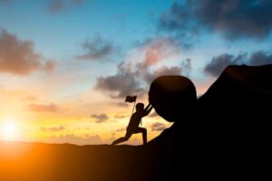 something new at midlife-boulder up hill