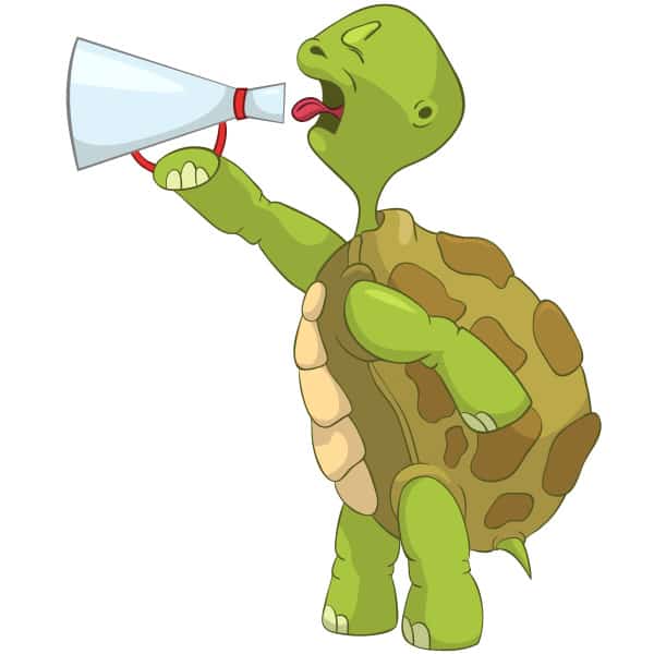 how to get started with siri even if your’e tech challenged+turtle-megaphone