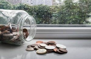 retirement income planning for women+rainy-day-coins