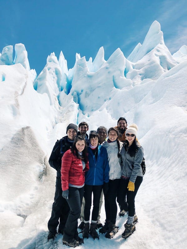 vacation with adult kids+glacier