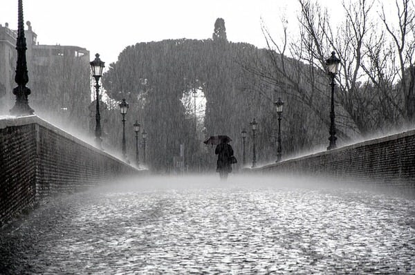 SAD and menopause+rain-on-bridge