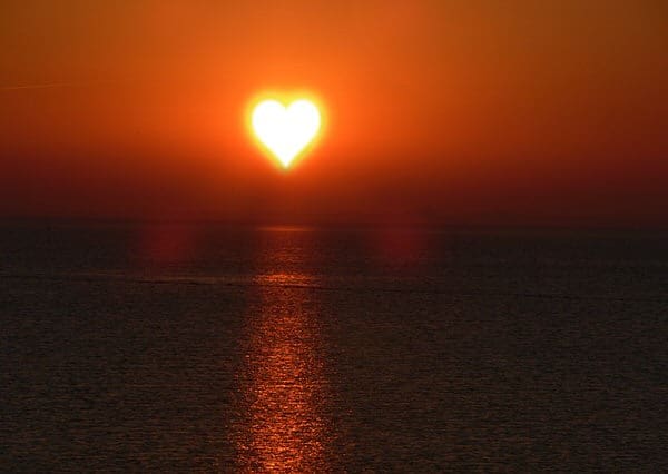 SAD and menopause+sunset-heart