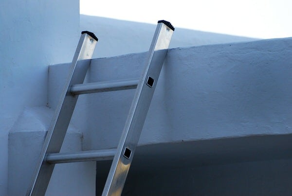 midlife hurry+ladder-to-roof