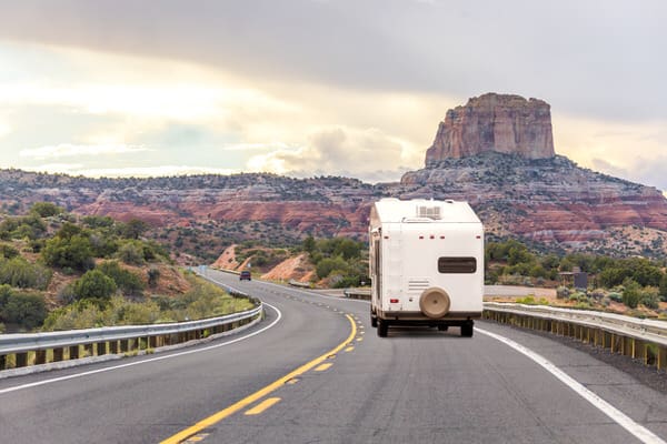 retirement transition+RV-scenic-highway