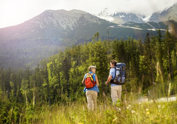 retirement transition+friends-hiking