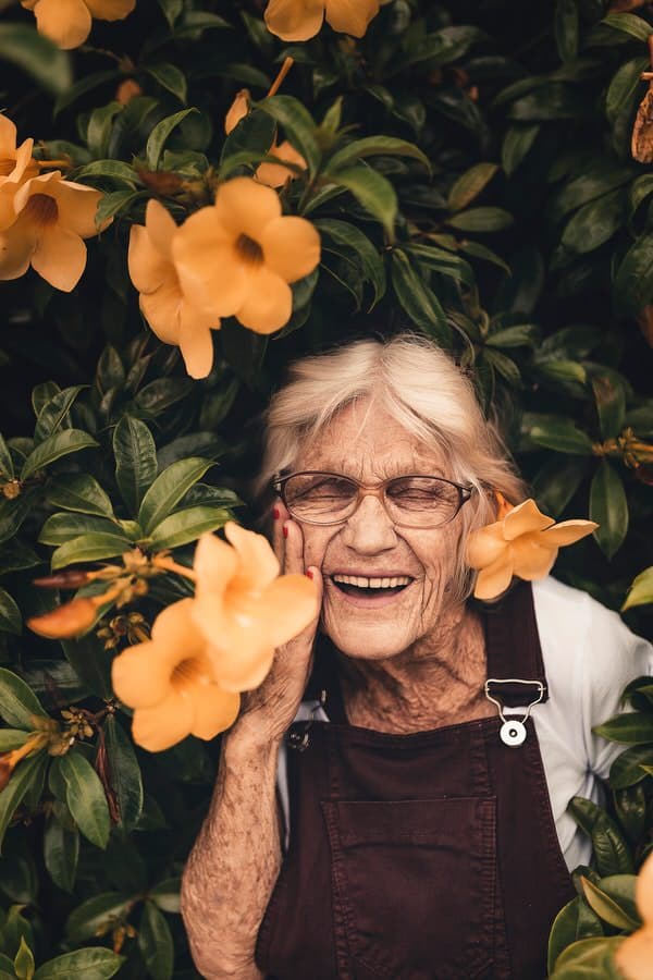 healthy aging fact or fiction+happy-older-lady
