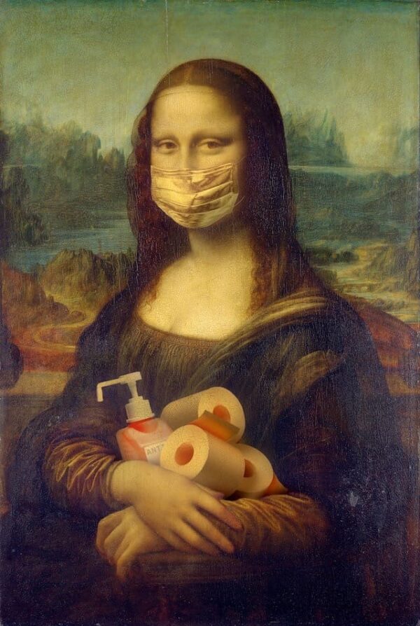 Behavior-post-Covid+masked-Mona-Lisa